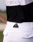 Juliette High Compression Show Breeches in White - Sample Sale