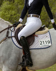 Juliette High Compression Show Breeches in White - Sample Sale