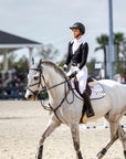 Juliette High Compression Show Breeches in White - Sample Sale