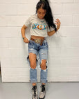 Just a Little Wild Aztec Graphic T-shirt