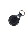 Round Leather Key Chains