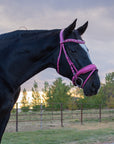 The Barbie Pink Leather Snaffle Bridle