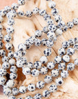 Knotted Dalmatian Jasper Necklace