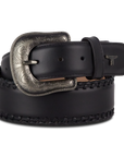 1.5 Woven Belt with Single Buckle-Jet Black
