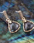 Labradorite Post Earrings