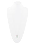 Lahana Green Chrysoprase and Sterling Silver Necklace