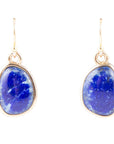 Lapis and Bronze Earrings