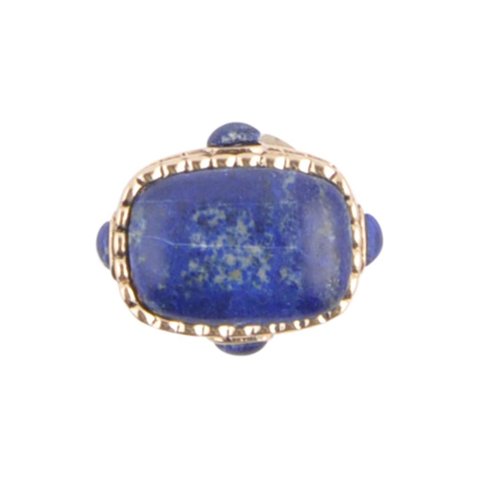 Lapis and Bronze Ring