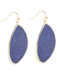 Lapis Slab Drop Earrings