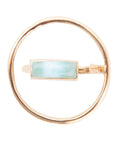 Larimar Floating Bar Ring