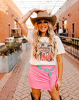 Las Vegas Pink Rodeo Graphic Tee