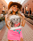 Las Vegas Pink Rodeo Graphic Tee