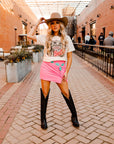 Las Vegas Pink Rodeo Graphic Tee