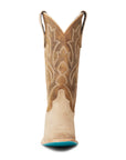 Classic Square Boot - Latte Suede and Burnt Caramel