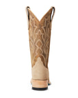Classic Square Boot - Latte Suede and Burnt Caramel