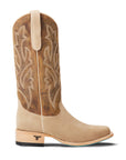 Classic Square Boot - Latte Suede and Burnt Caramel