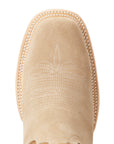 Classic Square Boot - Latte Suede and Burnt Caramel