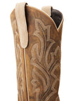 Classic Square Boot - Latte Suede and Burnt Caramel