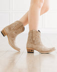 Saratoga Bootie - Latte Roughout