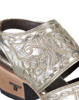 Robin Slingback Mule - Champagne Metallic