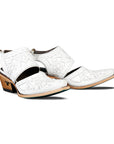 Robin Slingback Mule - Matte White
