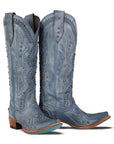 Cossette Boot - Washed Denim
