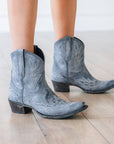 Lexington Bootie - Washed Denim