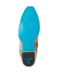 Reverie Knee High Corset - Latte Suede and Powder Blue