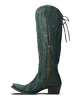 Reverie Knee High Corset - Emerald Green