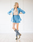 Skylight Boot - Gilded Denim