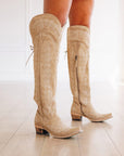 Lexington OTK Corset - Latte Suede