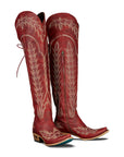 Lexington OTK Corset - Smoldering Ruby