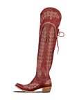 Lexington OTK Corset - Smoldering Ruby