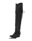 Lexington OTK Corset - Black Suede