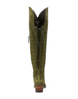 Lexington OTK Corset - Olive Suede