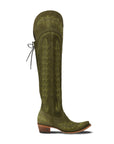 Lexington OTK Corset - Olive Suede