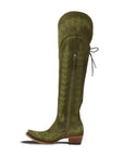 Lexington OTK Corset - Olive Suede