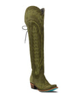 Lexington OTK Corset - Olive Suede