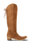 Olivia Jane Knee High Corset - Toffee Suede