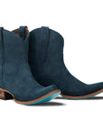 Emma Jane Bootie - Navy Suede
