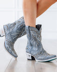 Dolly Bootie - Washed Denim