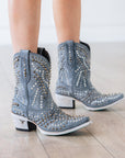 Dolly Bootie - Washed Denim