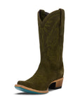 Sandaga Midi - Olive Suede
