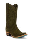Sandaga Midi - Olive Suede
