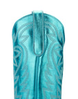 Smokeshow Boot - Turquoise Metallic