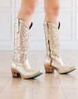 Smokeshow Boot - Champagne Metallic