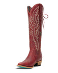 Monica Knee High Corset - Smoldering Ruby