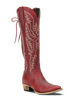 Monica Knee High Corset - Smoldering Ruby