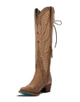 Monica Knee High Corset - Oiled Saddle