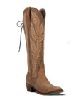 Monica Knee High Corset - Oiled Saddle